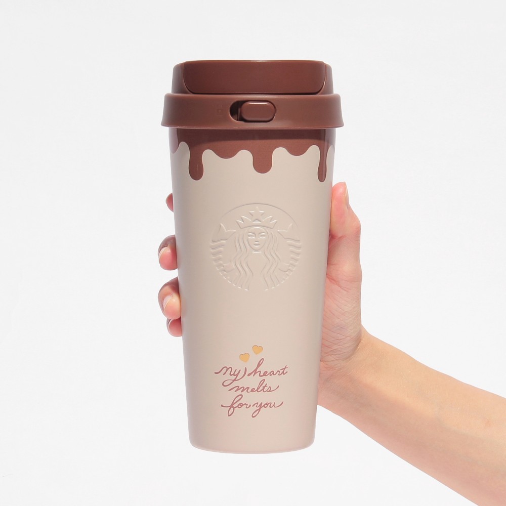 【預訂｜7月】日本 Starbucks 情人節 2026 BITTER & SWEET - 朱古力不鏽鋼隨行杯 473ml