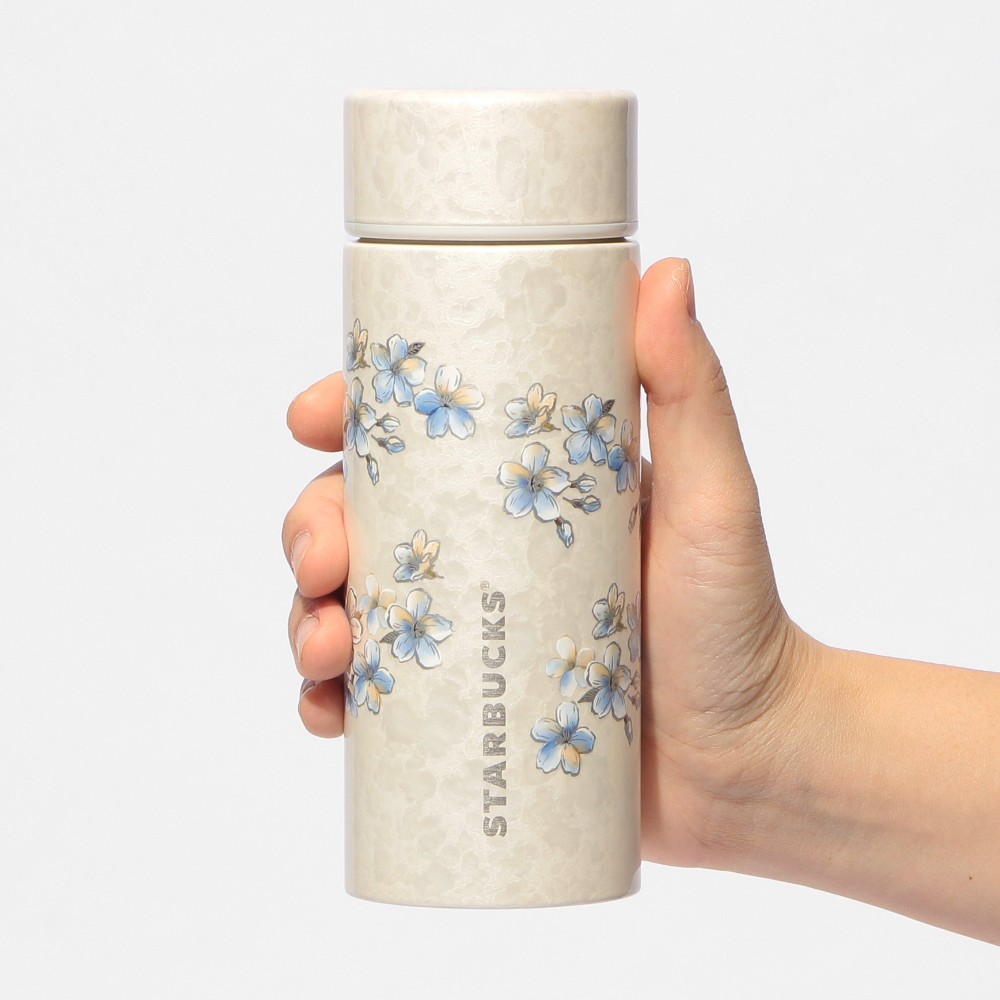 【預訂】日本星巴克 Starbucks Japan 櫻花系列 2026 Sakura Twinkle Gently - 貝殼白保溫瓶 355ml