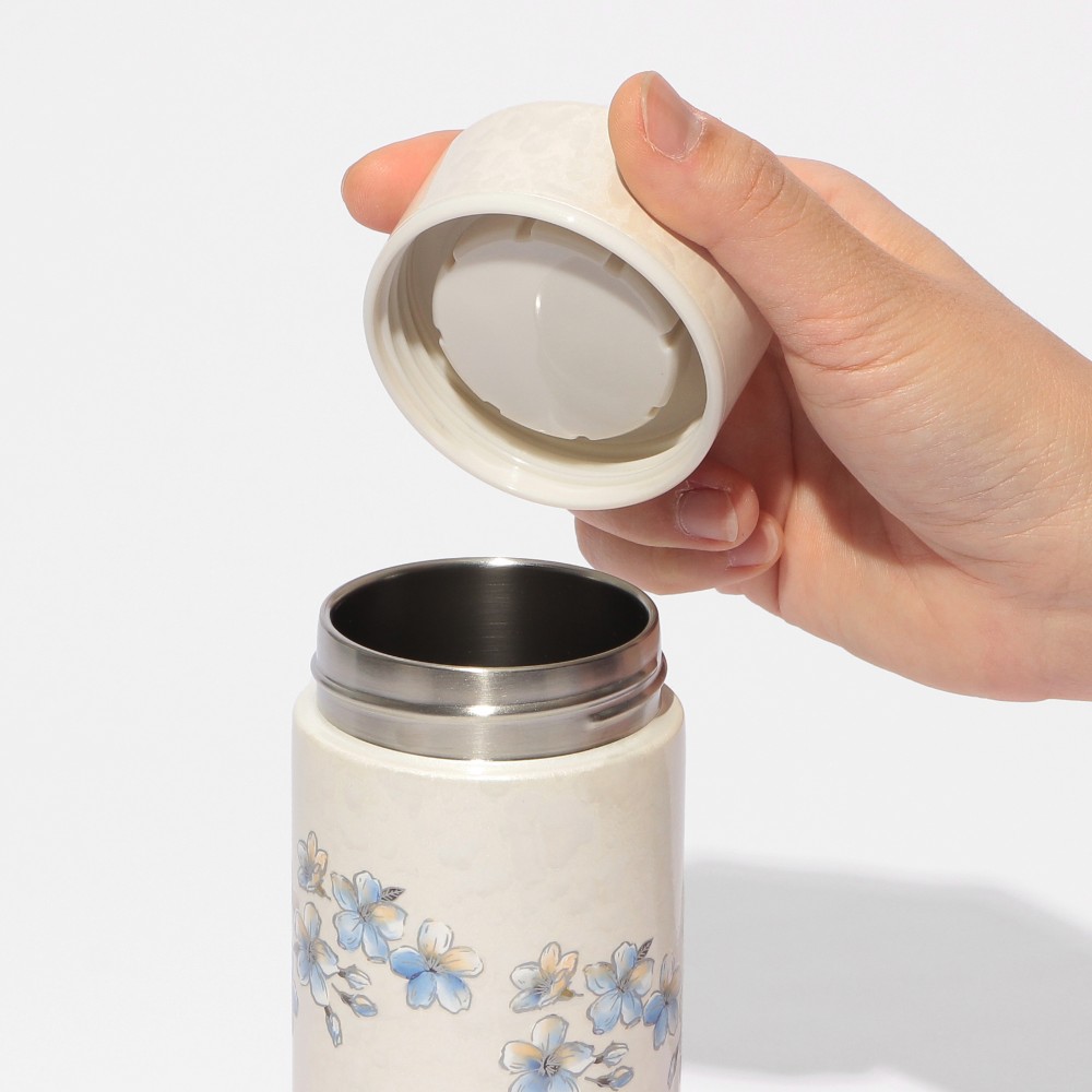 【預訂】日本星巴克 Starbucks Japan 櫻花系列 2026 Sakura Twinkle Gently - 貝殼白保溫瓶 355ml