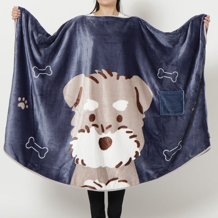 【訂貨】可愛動物可穿式毛毯 - 長尾山雀 / 史納莎