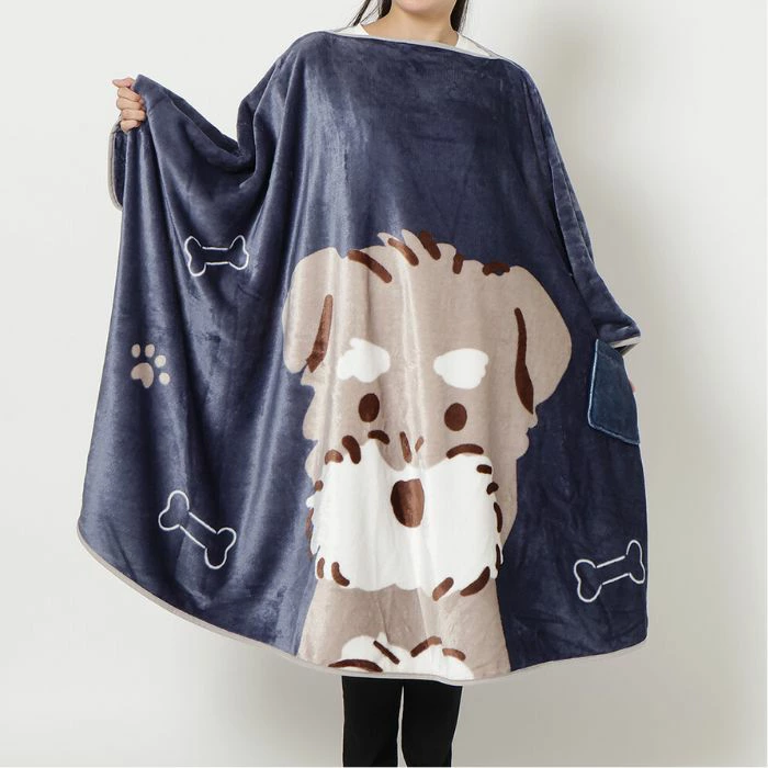 【訂貨】可愛動物可穿式毛毯 - 長尾山雀 / 史納莎