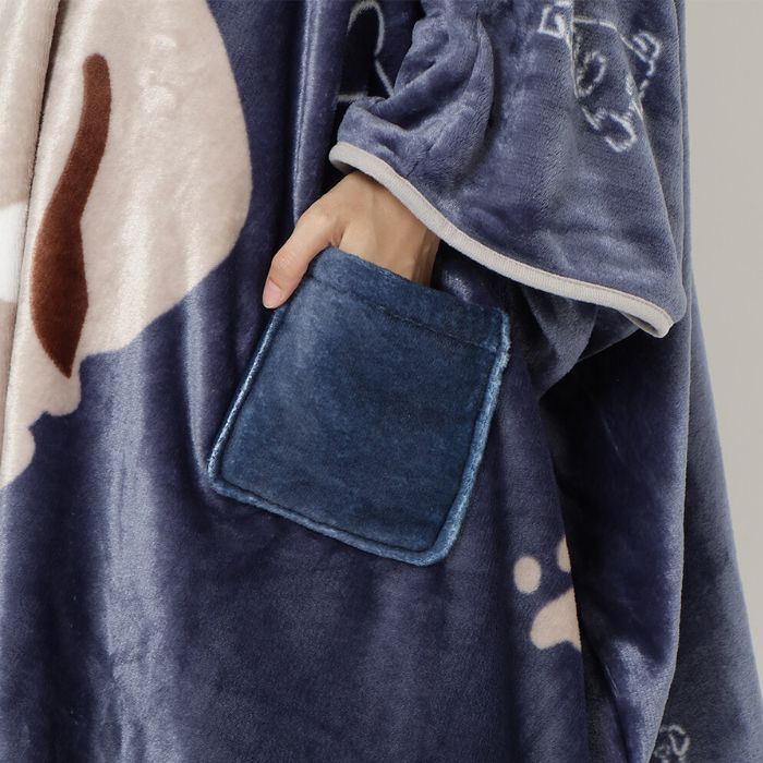 【訂貨】可愛動物可穿式毛毯 - 長尾山雀 / 史納莎