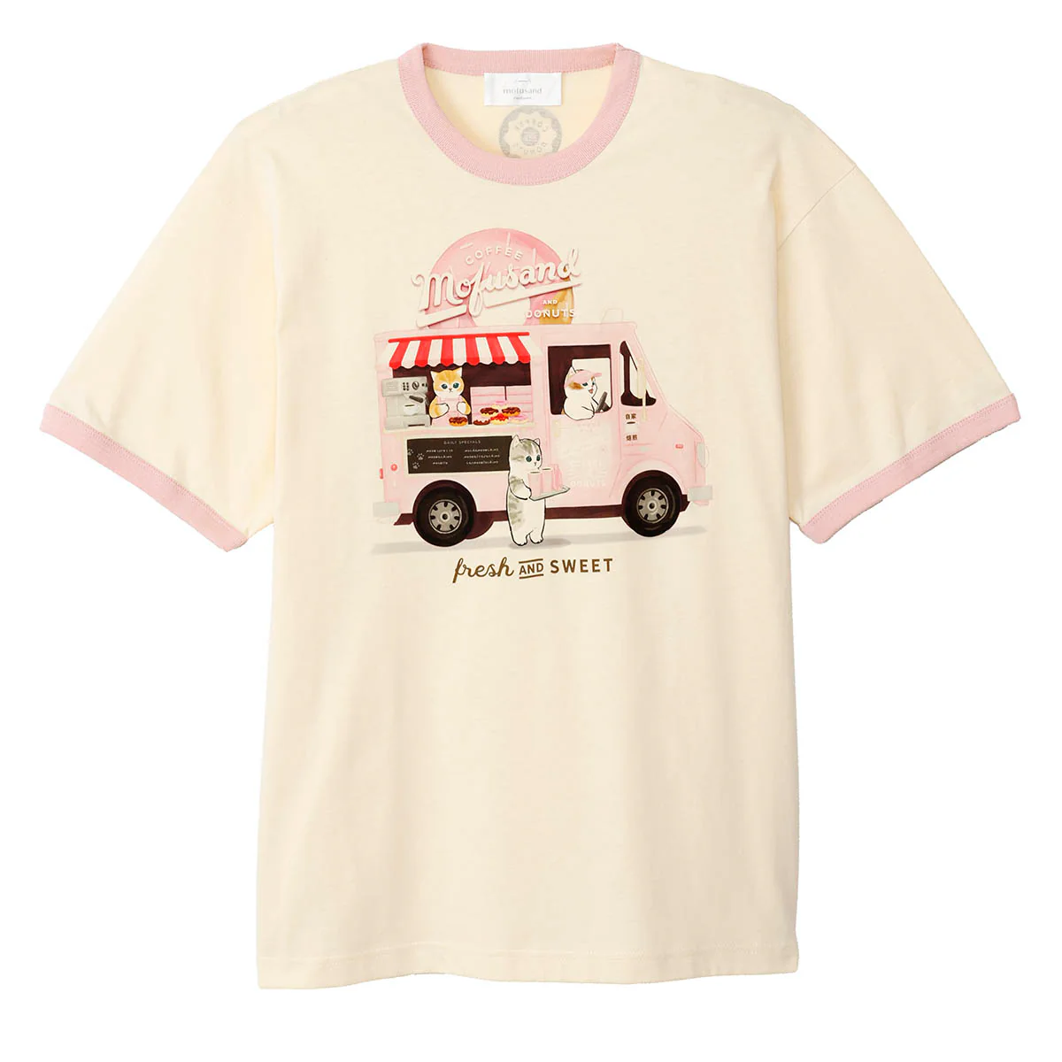 【訂貨】Mofusand COFFEE AND DONUTS Tshirt