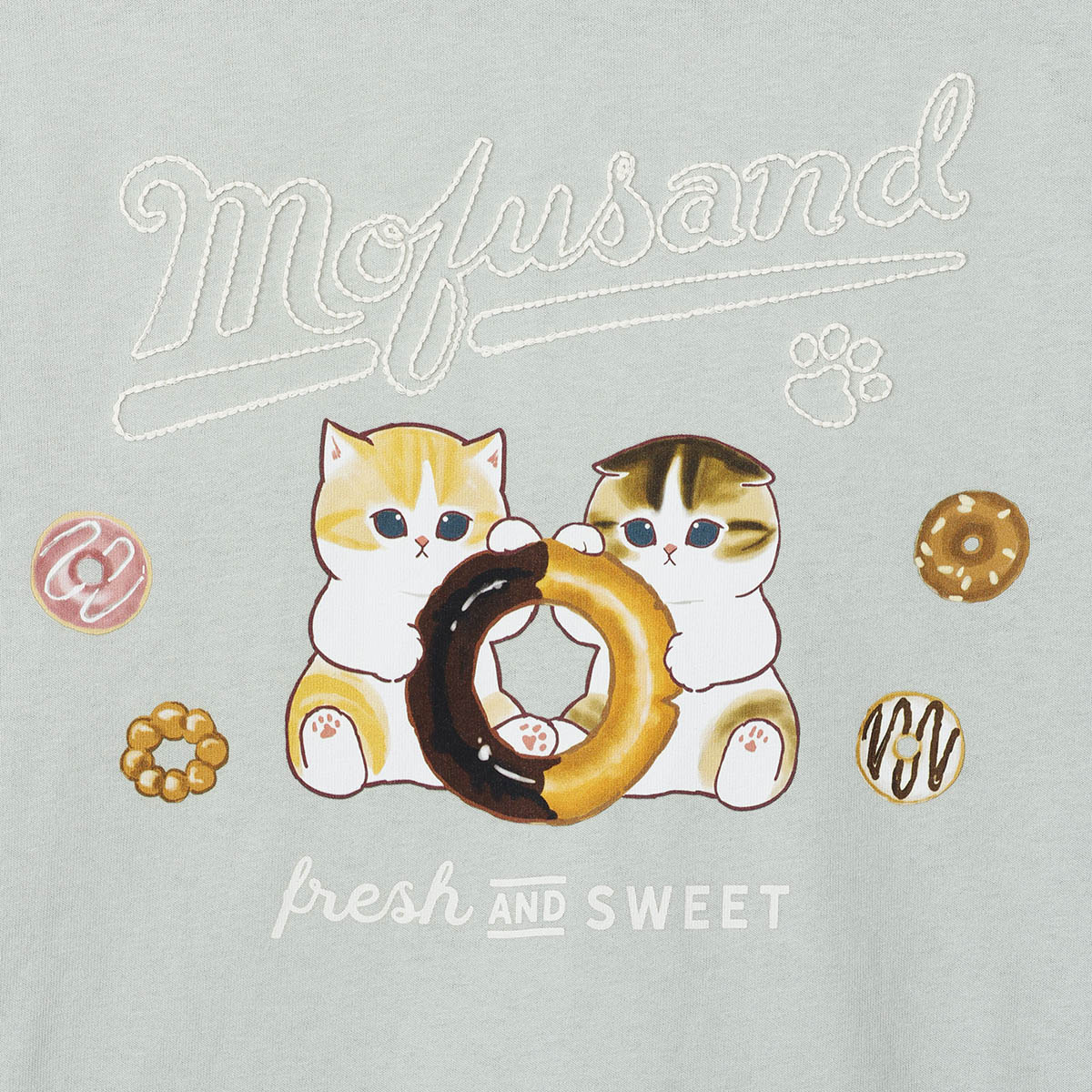 モフサンド mofusand きらめっこ　COFFEE AND DONUTS mofusand COFFEE AND DONUTS デスクトップマスコット(コーヒー豆