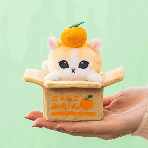 Mofusand 展限定 橘子箱貓咪公仔掛飾