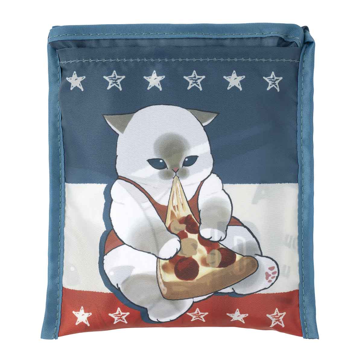 Mofusand 環遊世界系列 - 環保袋 購物袋（Pizza）