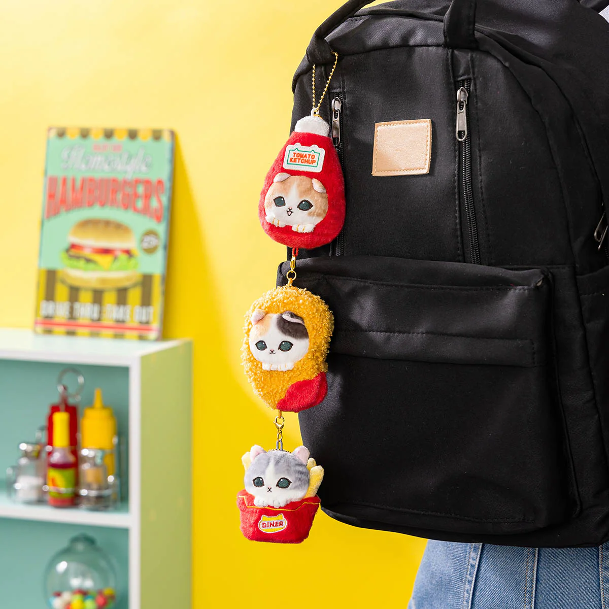 【訂貨】Mofusand's Diner 三連貓貓掛飾公仔