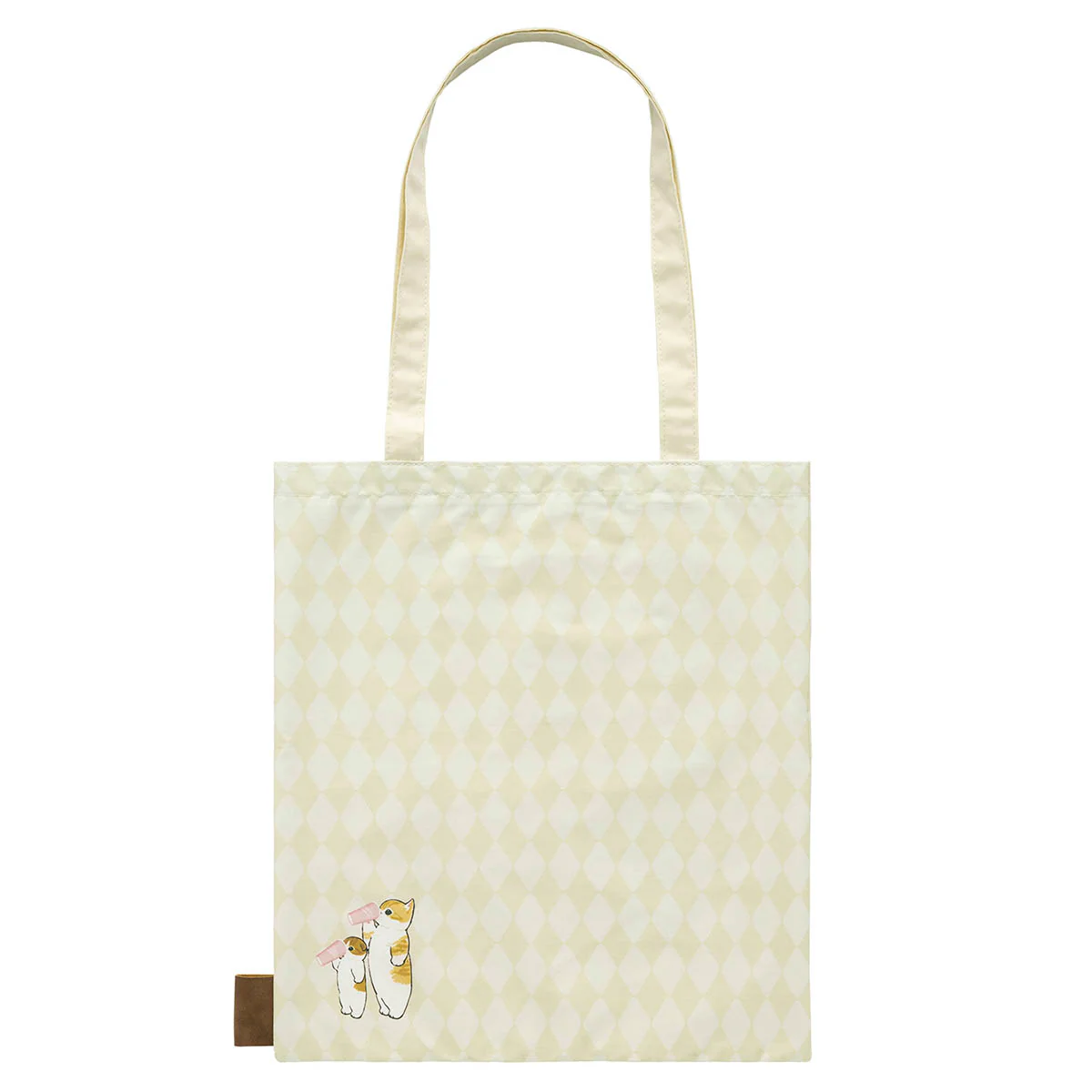 【訂貨】Mofusand COFFEE AND DONUTS Flat Tote Bag 手提袋（米）