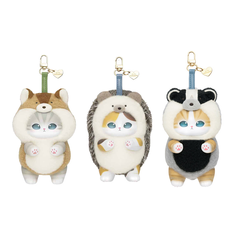 新品 mofusand Nordic Kittens キラメッコ コンプBOX Pre-order】Mofusand Kiramekko Nordic Kittens Mascot Keychain Blind Box