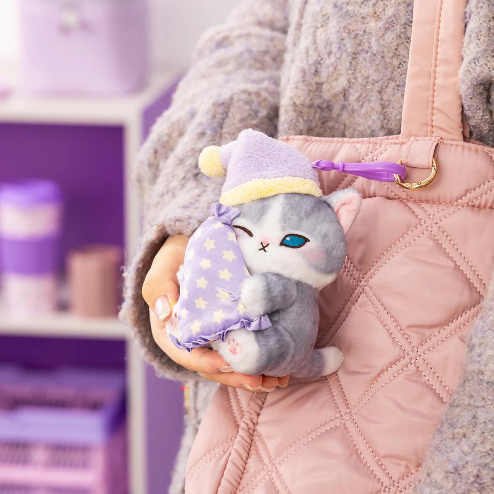 【訂貨】Mofusand 悠閒療癒公仔掛飾 （面膜貓 / 眼瞓貓）