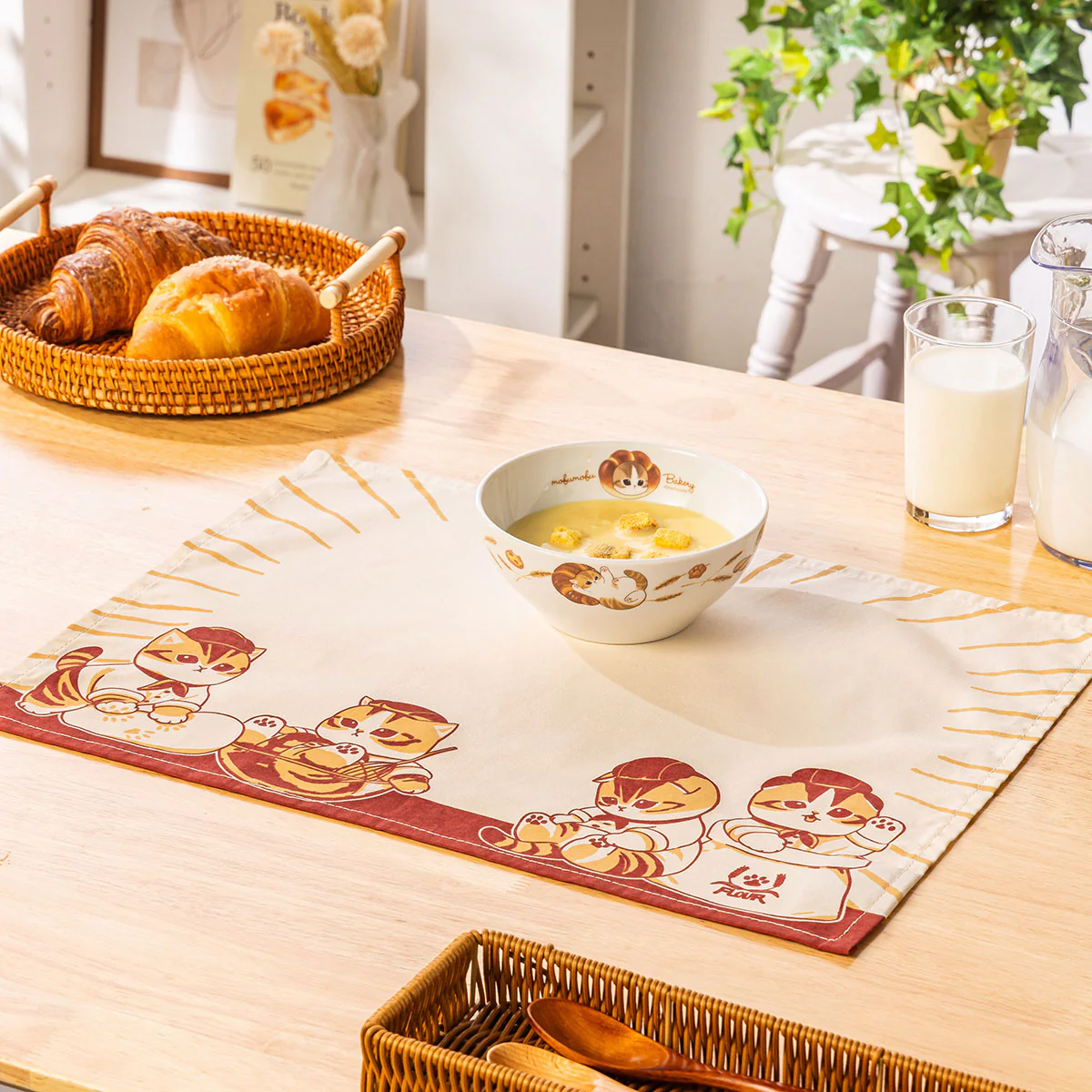 【訂貨】Mofusand mofumofu Bakery - 午餐墊