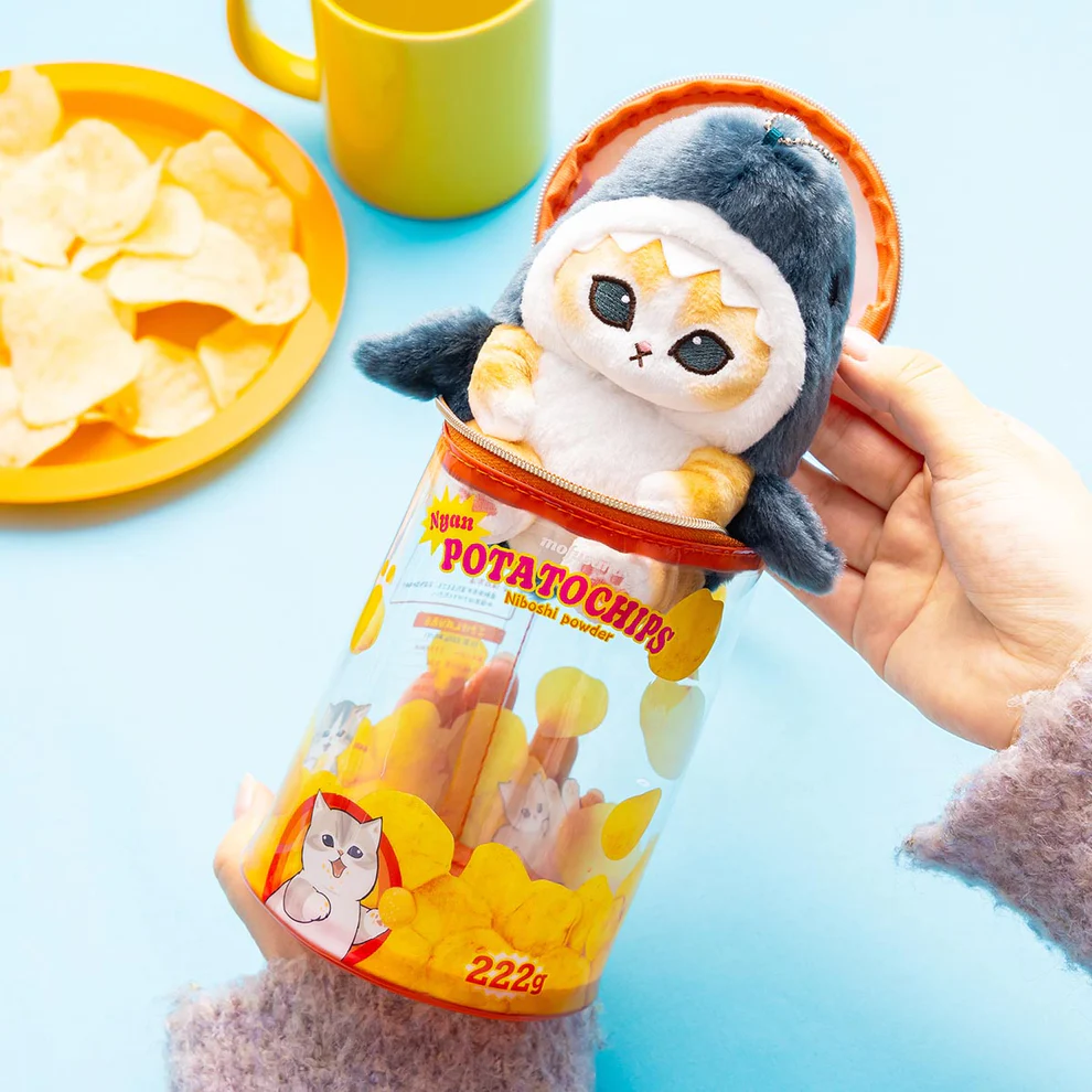 【訂貨】Mofusand 薯片 痛袋 透明娃包 