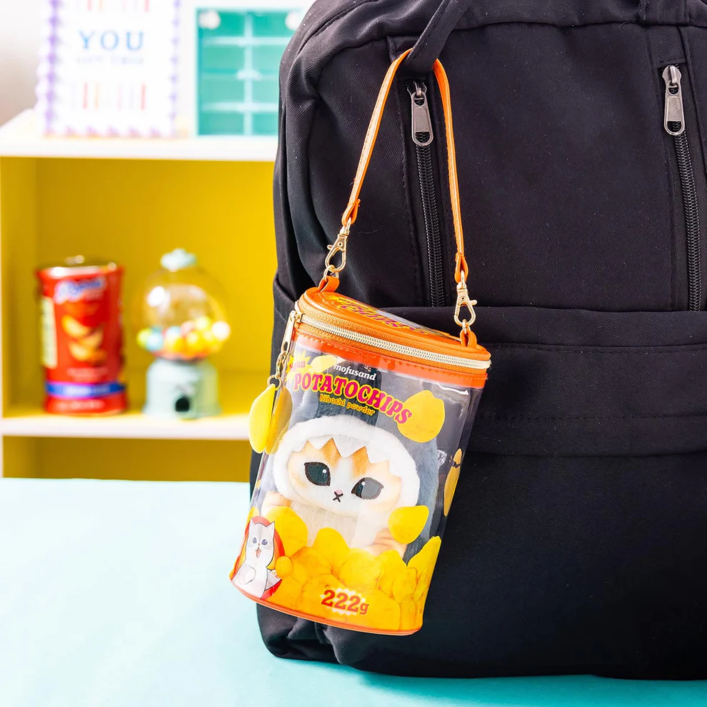 【訂貨】Mofusand 薯片 痛袋 透明娃包 