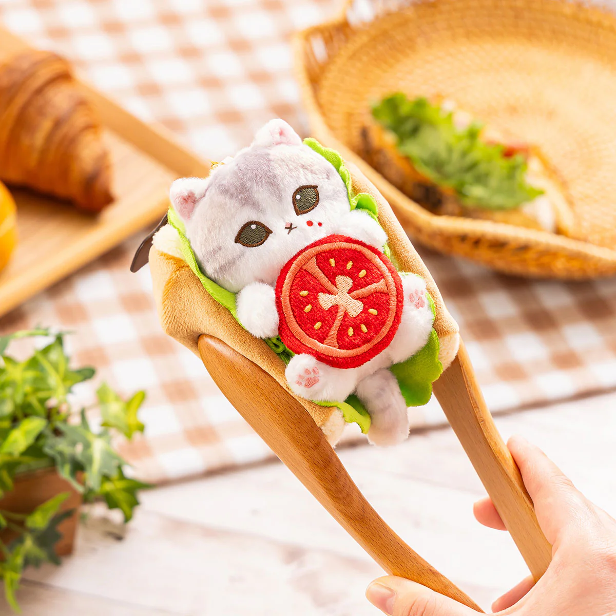 【預訂｜5月】Mofusand mofumofu Bakery 公仔掛飾 - 三文治貓