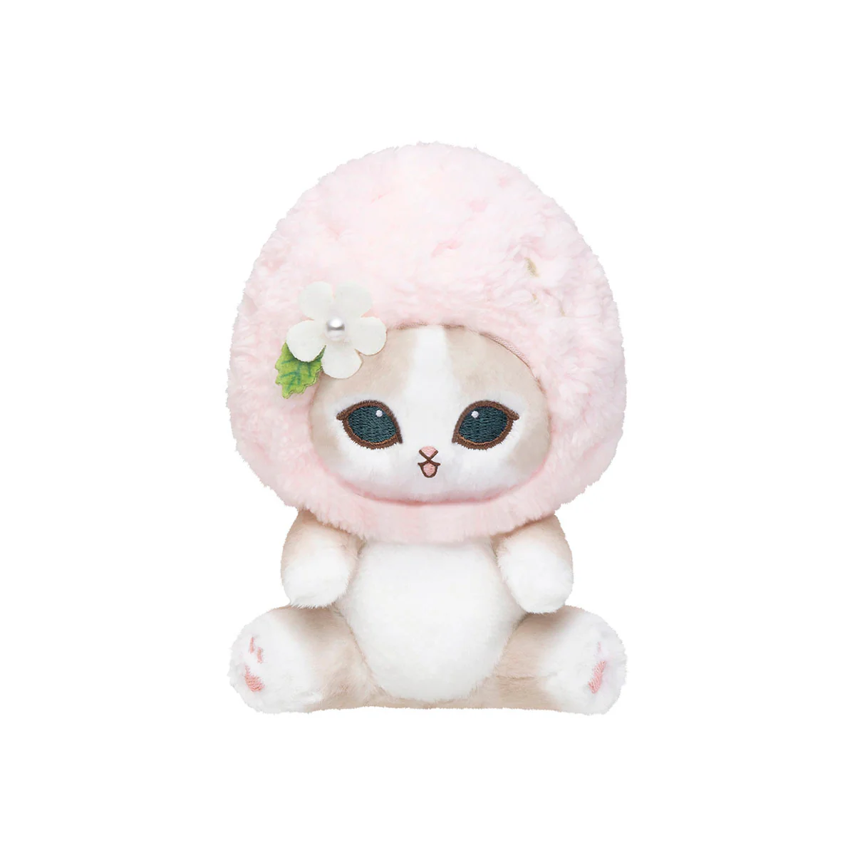 【訂貨】Mofusand MERCI STRAWBERRY 草莓系列 藤籃公仔 玩偶（粉紅）