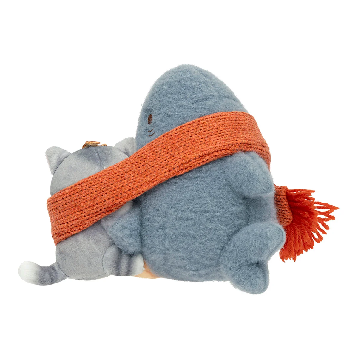 Mofusand Best Friends Scarf Plush Toy (Shark Cat and Kitten)