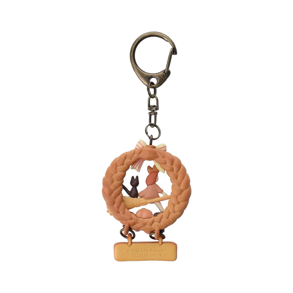 吉卜力工作室 魔女宅急便 麵包花圈鑰匙圈