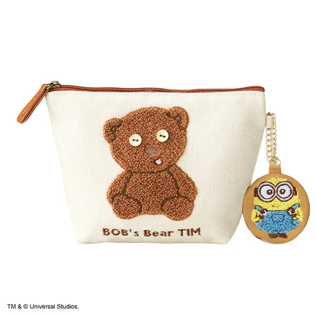 Minions 刺繡Tim熊系列 - 化妝包 收納袋