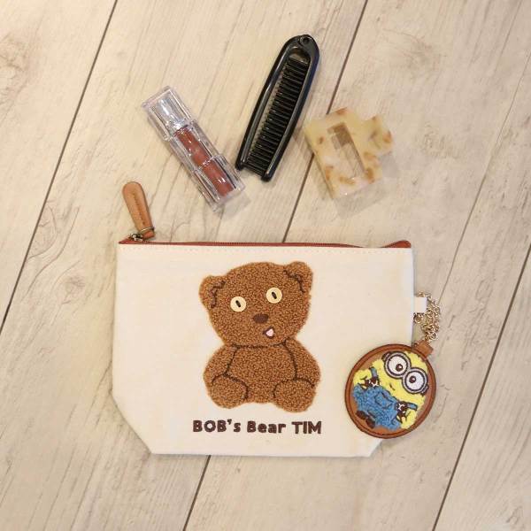 Minions 刺繡Tim熊系列 - 化妝包 收納袋