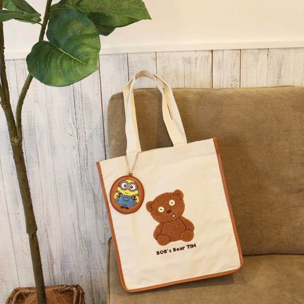 Minions 刺繡Tim熊系列 - 手提袋 Tote Bag