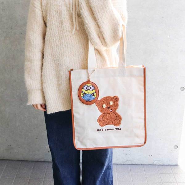 Minions 刺繡Tim熊系列 - 手提袋 Tote Bag