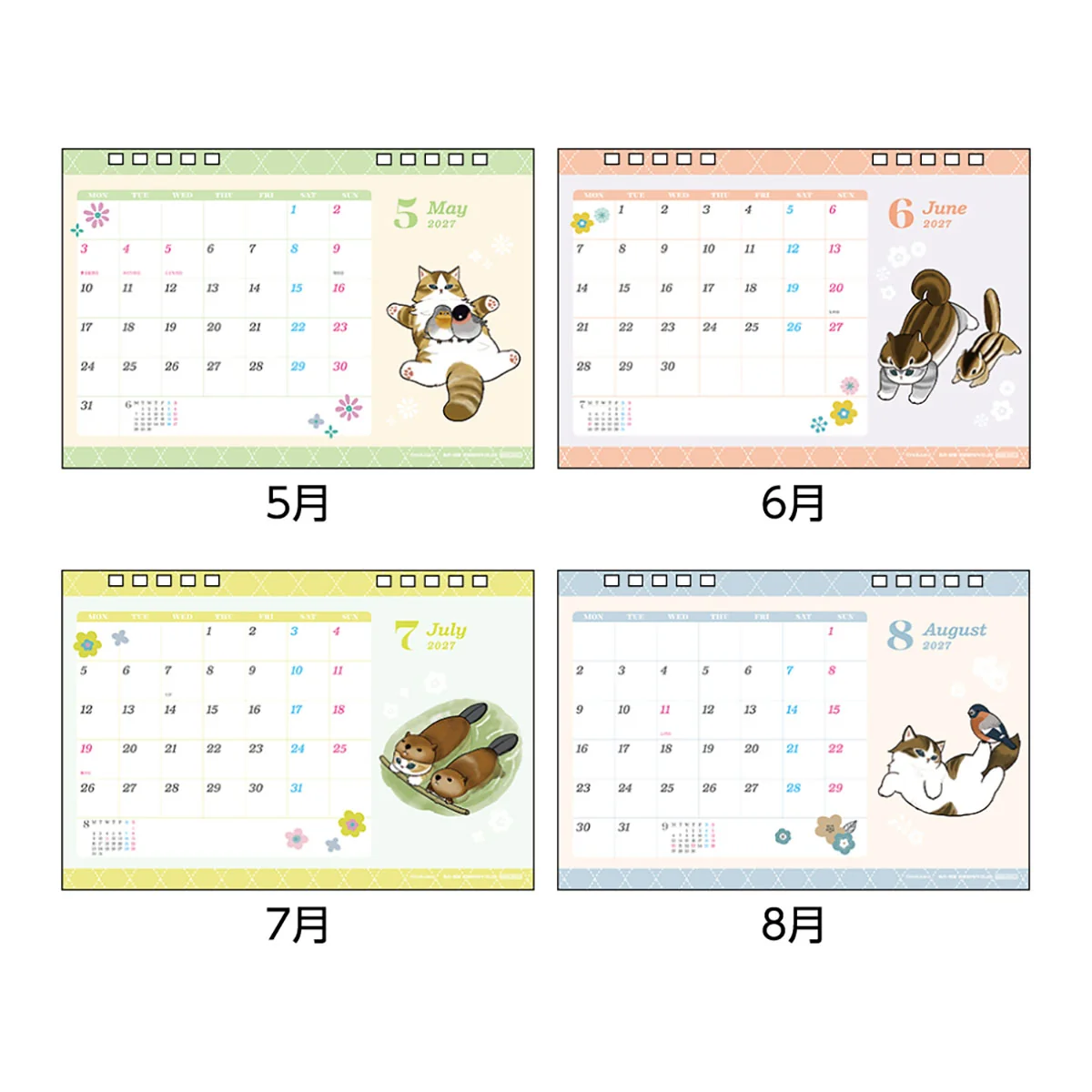 Mofusand 2027 Desk Calendar