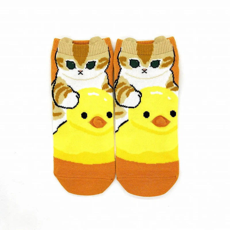 Mofusand 成人短襪 (立體造型) 鴨子