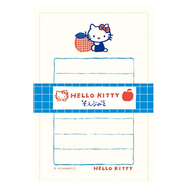 古川紙工 Sanrio Fruit Market 文具系列 - 迷你信紙套裝 Hello Kitty