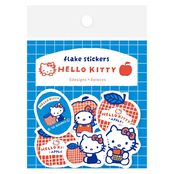 古川紙工 Sanrio Fruit Market 文具系列 - 貼紙包 Flake Stickers - Hello Kitty