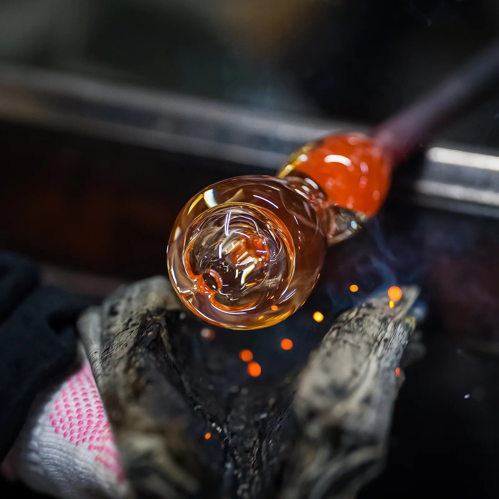 【訂貨】日本津輕玻璃 手作玻璃花瓶 一輪插