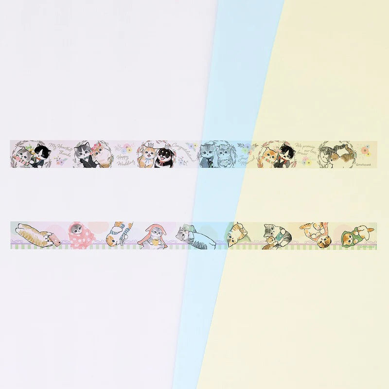 Mofusand 透明紙膠帶套裝