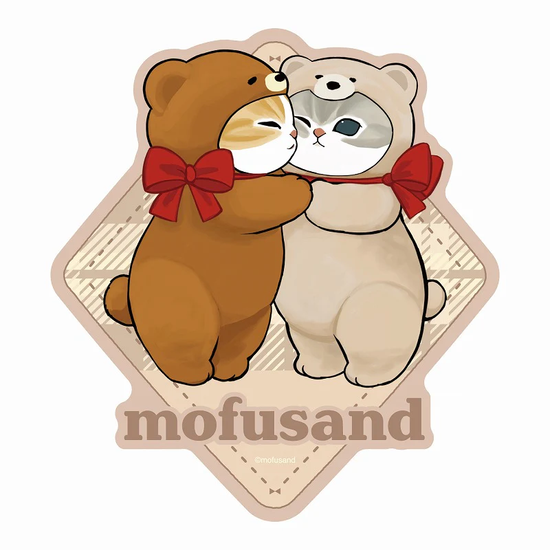 【訂貨】Mofusand 展限定 小熊 貼紙 Travel Stickers