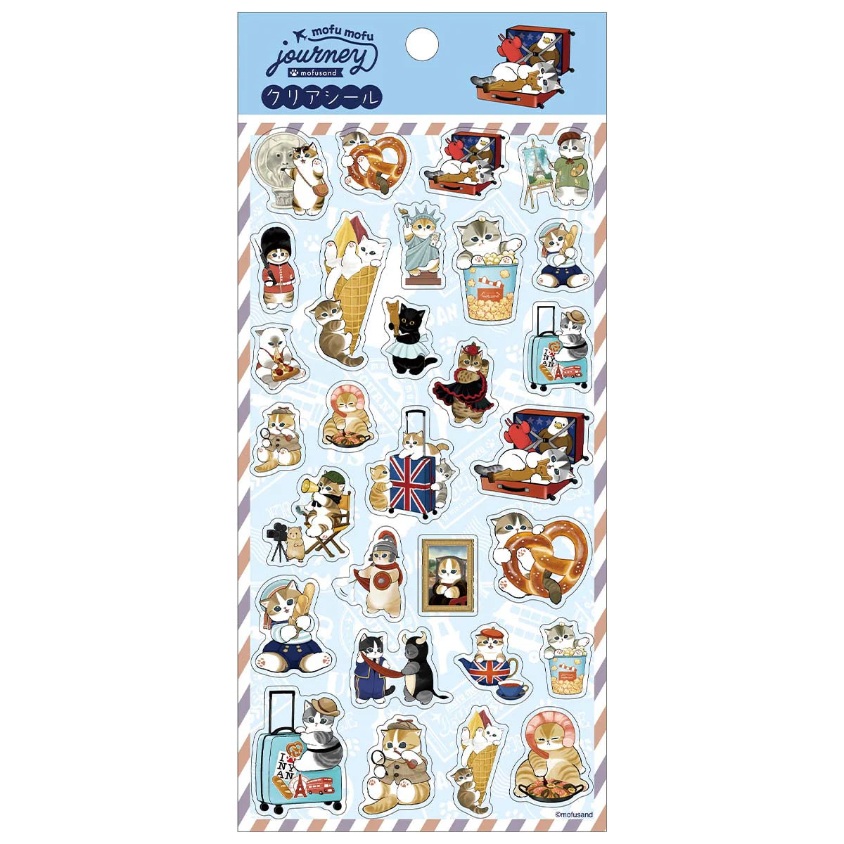 Mofusand 環遊世界系列 - 貼紙