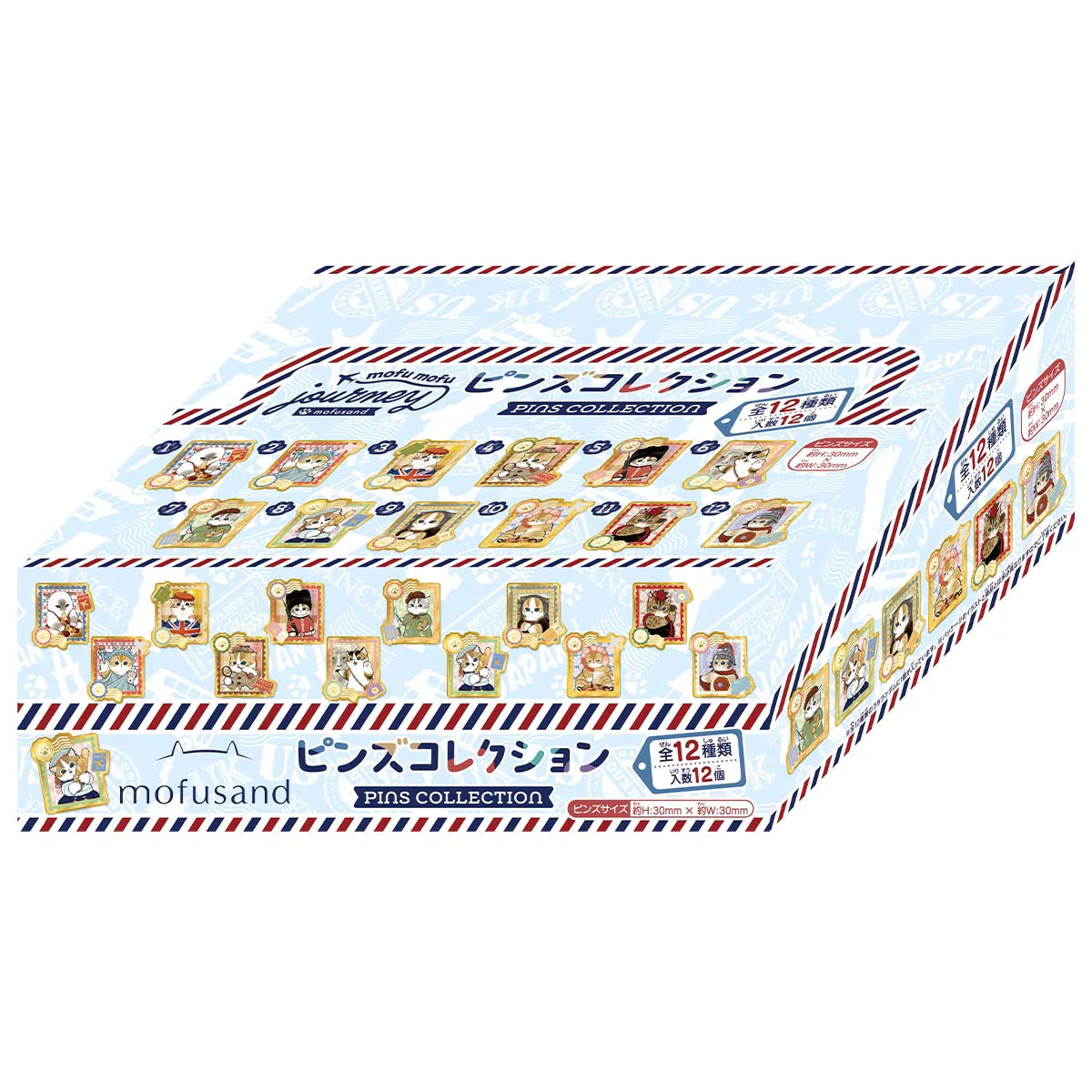 Mofusand 環遊世界系列 - 金屬襟章