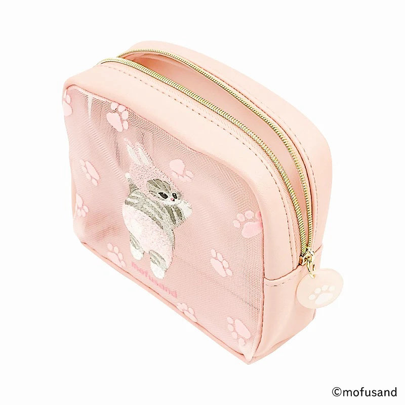 Mofusand 刺繡系列 - 化妝袋 / 方形收納包
