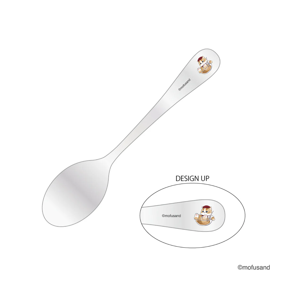 【訂貨】Mofusand mofumofu Bakery - 不鏽鋼餐具 叉 匙羹