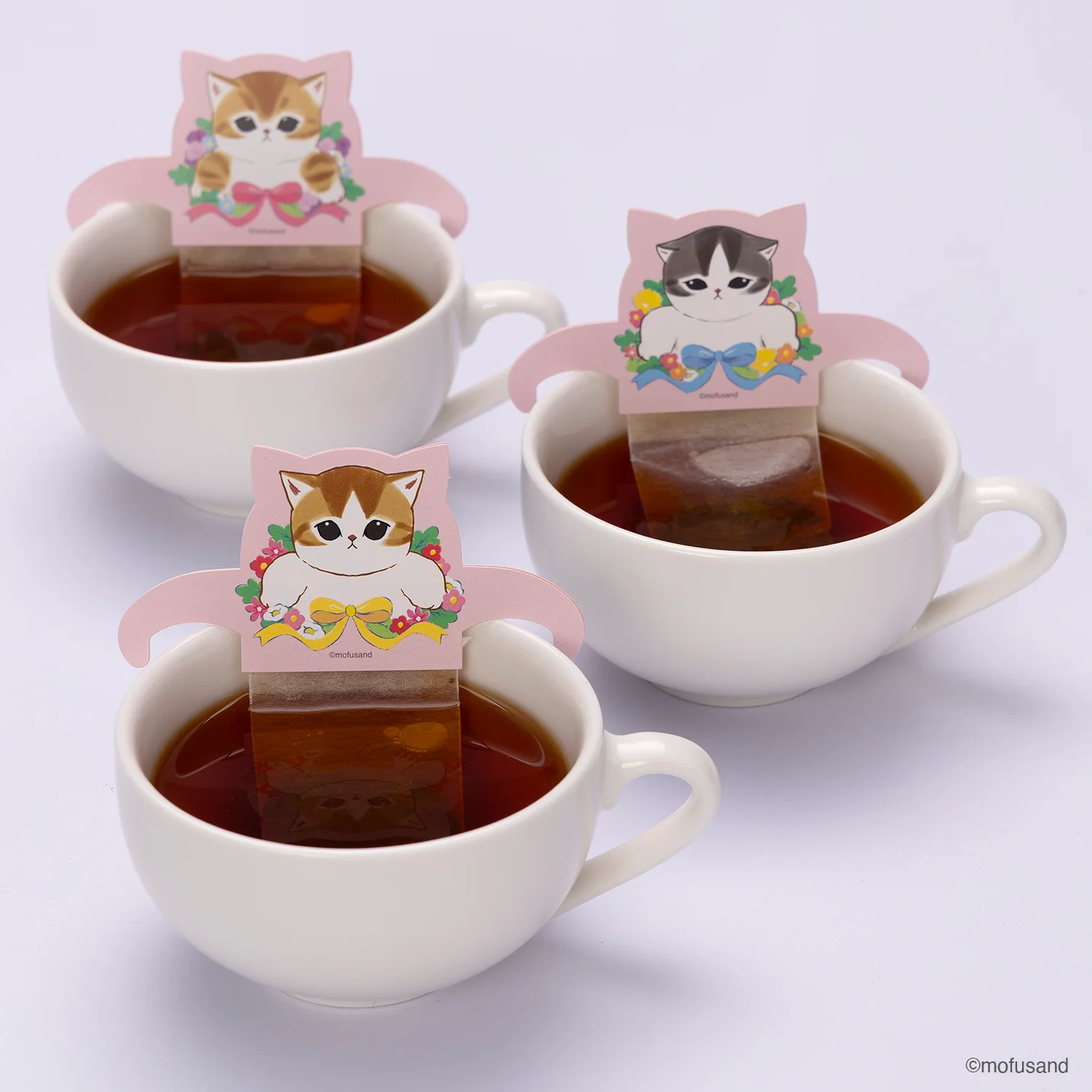 【訂貨】Mofusand Tea Time Cafe 掛杯茶包 3pcs