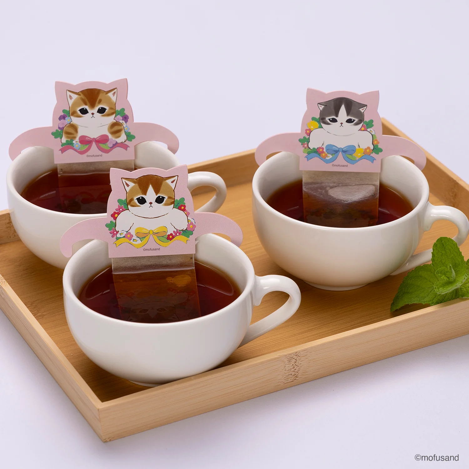 【訂貨】Mofusand Tea Time Cafe 掛杯茶包 3pcs