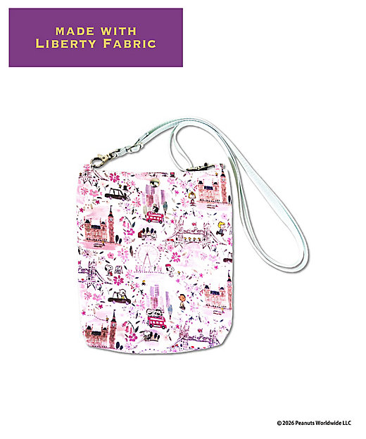 【預訂｜8月】Snoopy in Ginza 銀座展 2026 - Snoopy x Liberty Fabrics LONDON 斜揹袋 單肩包