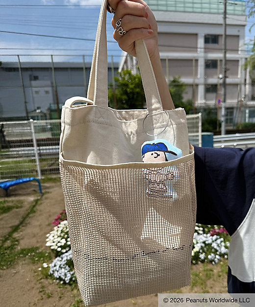 【預訂｜8月】Snoopy in Ginza 銀座展 2026 - Double Name 2-Way Tote Bag