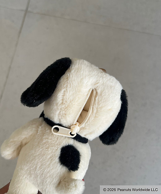 【預訂｜8月】Snoopy in Ginza 銀座展 2026 - MIIA Snoopy Ribbon Charm Pouch 掛飾公仔