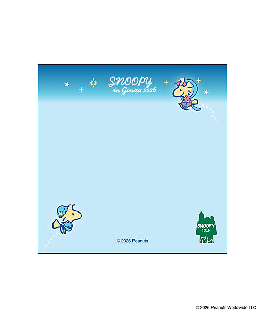 【Pre-order｜Aug】Snoopy in Ginza 2026 Tanabata Series - Memo Block