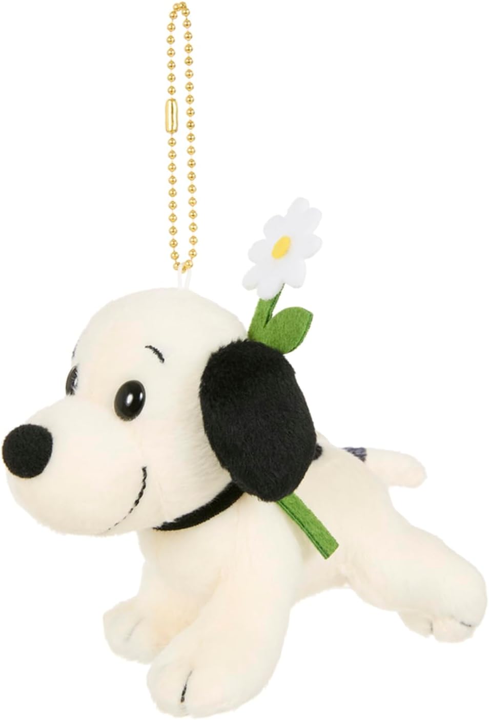 【訂貨】PEANUTS 75週年商品 - 復古Snoopy 公仔/掛飾（頭頂花朵）