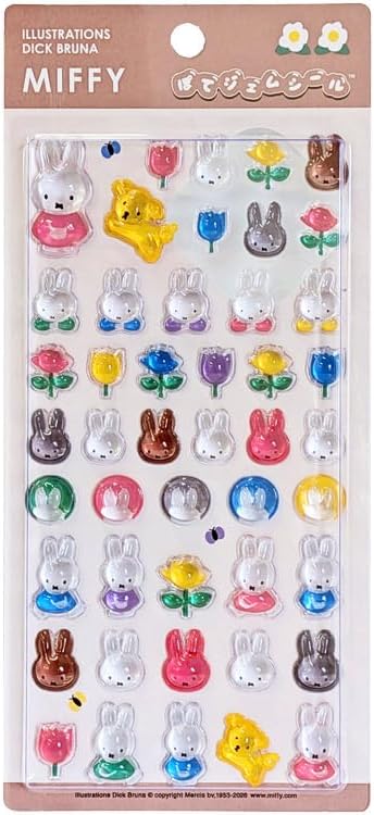 【訂貨】Miffy 立體透明貼紙 