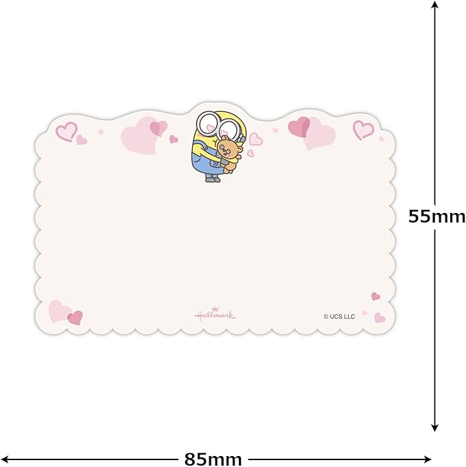 【訂貨】Minions Bob & Tim 迷你留言卡 8pcs