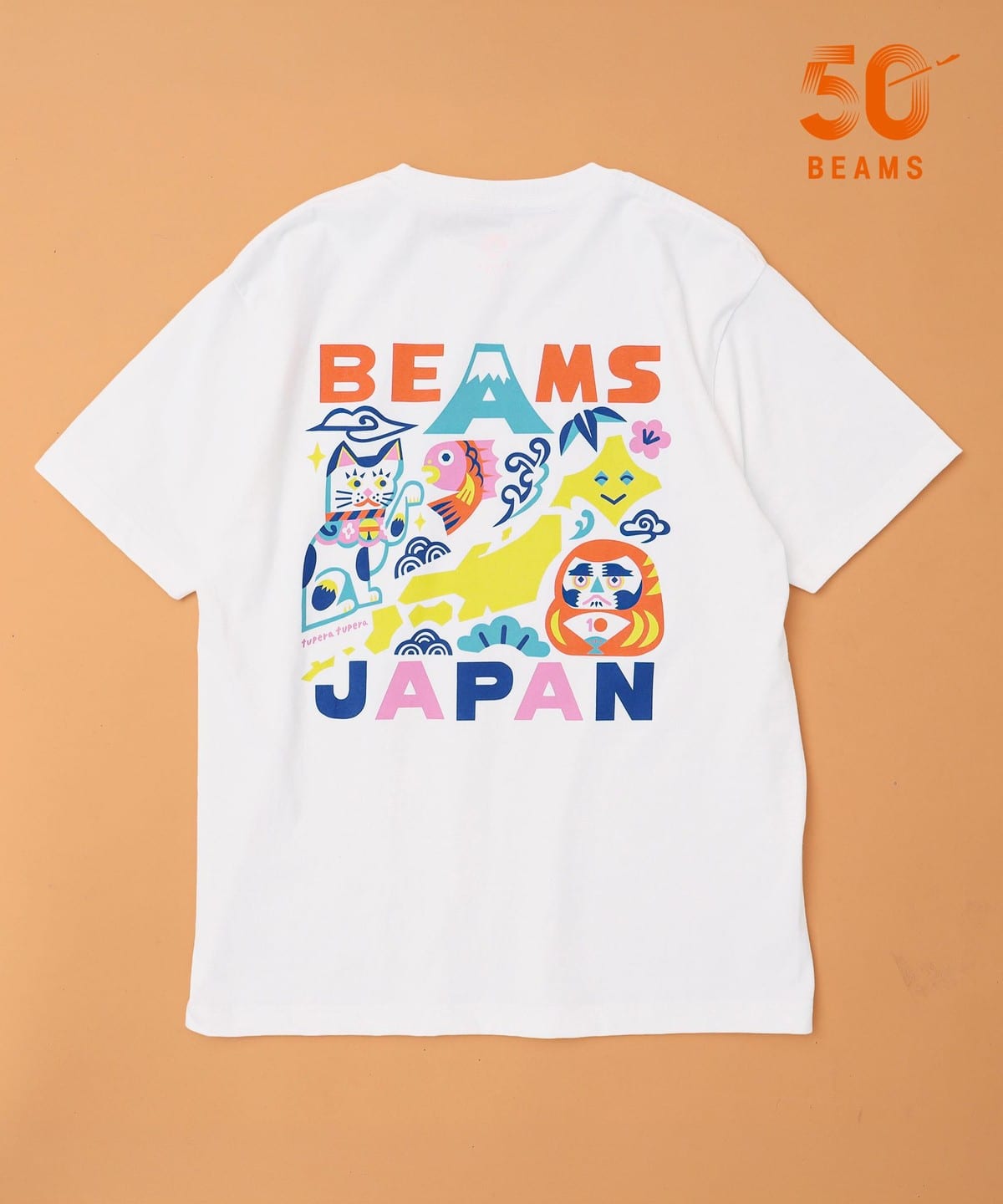【訂貨】tupera tupera x BEAMS JAPAN 10週年 緣起物 Tshirt