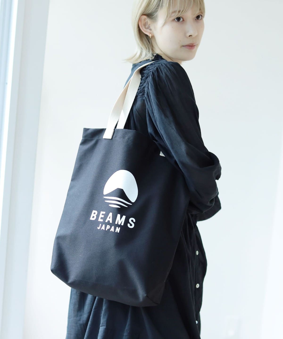 【訂貨】BEAMS JAPAN evergreen works 富士山 Logo Tote Bag 