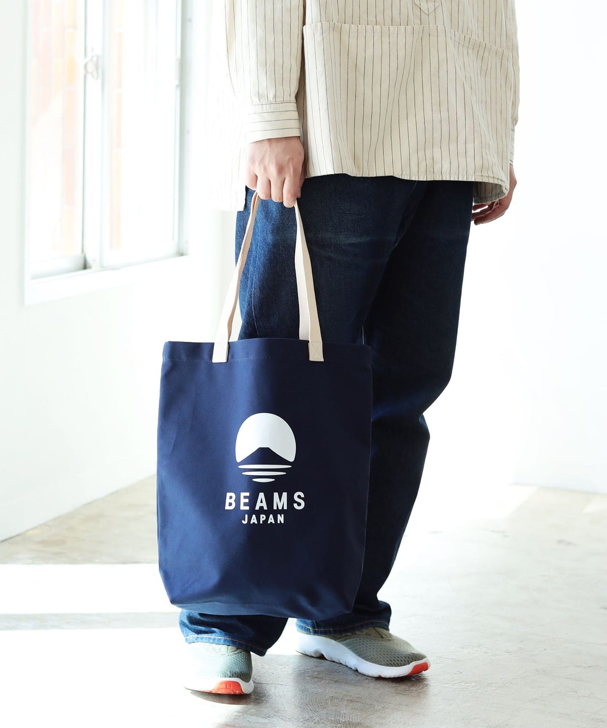 【訂貨】BEAMS JAPAN evergreen works 富士山 Logo Tote Bag 