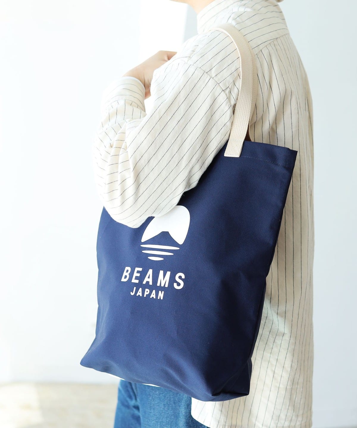 【訂貨】BEAMS JAPAN evergreen works 富士山 Logo Tote Bag 