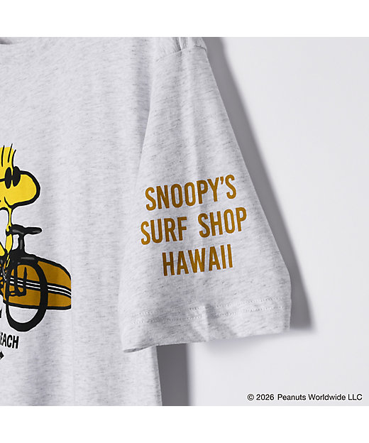 【Pre-order｜Aug】Snoopy in Ginza 2026 - SNOOPY’S SURF SHOP Tshirt (Cycling Woodstock)